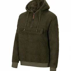 il Lago Prestige Faserpelz-Hoodie Skorgeura Herren (Oliv)
