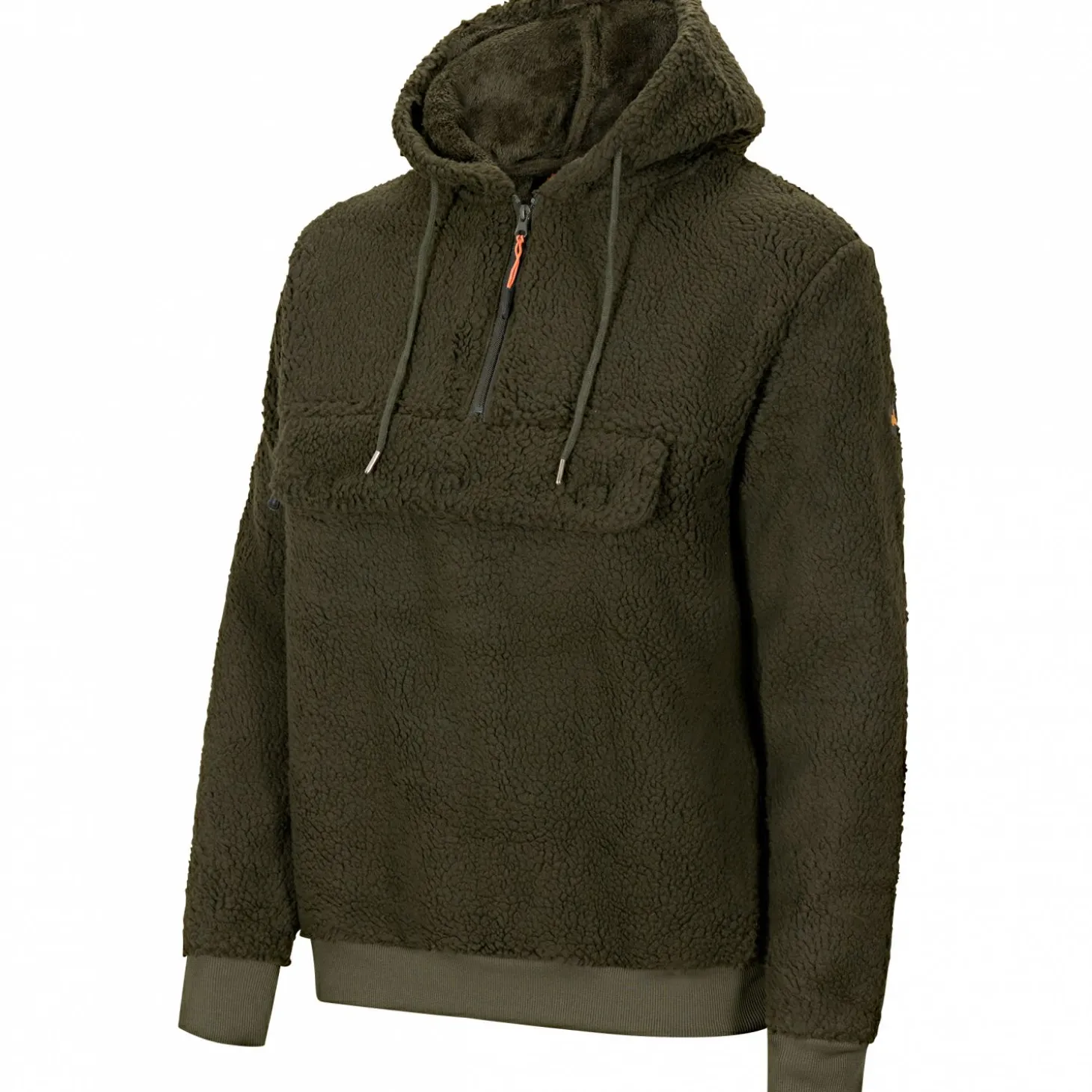 il Lago Prestige Faserpelz-Hoodie Skorgeura Herren (Oliv)