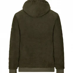 il Lago Prestige Faserpelz-Hoodie Skorgeura Herren (Oliv)