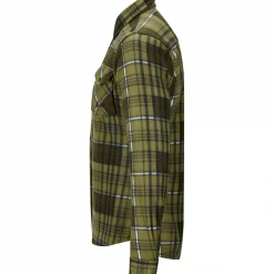 il Lago Prestige Fleece Holzfällerhemd Vall Herren (Oliv)