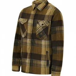 il Lago Prestige Fleecejacke Holzfäller Herren (Grün/Braun)