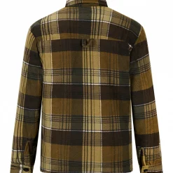 il Lago Prestige Fleecejacke Holzfäller Herren (Grün/Braun)