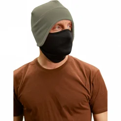 il Lago Prestige Fleecemütze Iceblocker Unisex (Oliv/Schwarz)