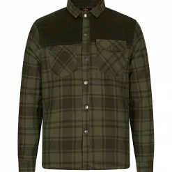 il Lago Prestige Holzfällerhemd Hamra Herren (Oliv)