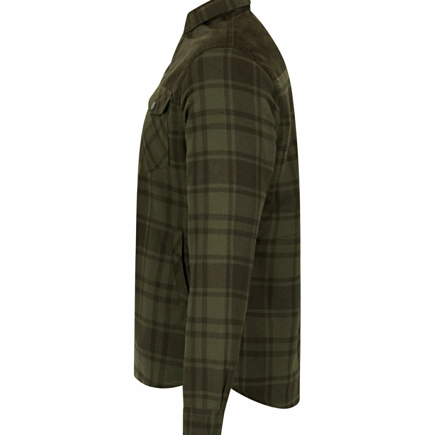 il Lago Prestige Holzfällerhemd Hamra Herren (Oliv)