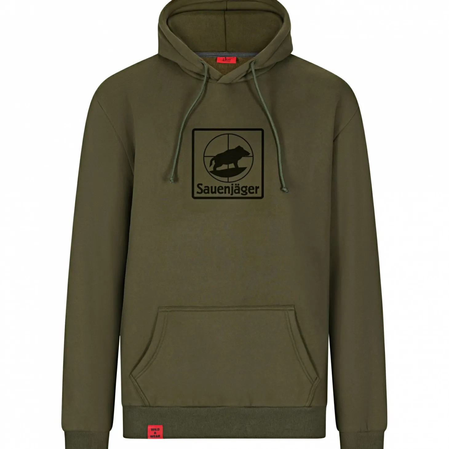il Lago Prestige Hoodie "Sauenjäger" Herren (Oliv)