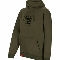 il Lago Prestige Hoodie"Jagdkönig" Herren (Oliv)