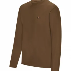 il Lago Prestige Langarmshirt Jonah Herren (Braun)
