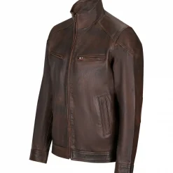 il Lago Prestige Lederjacke Boston Herren (Braun)