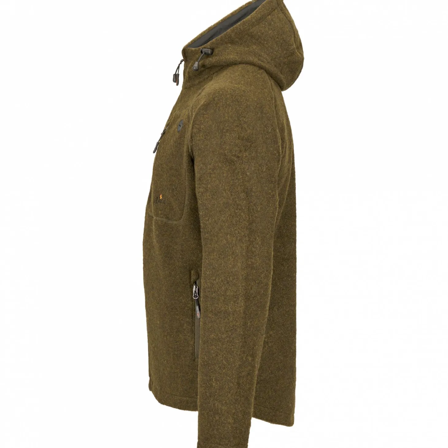 il Lago Prestige Lodenfleece-Jacke Geo Pro Membran Herren (Oliv)