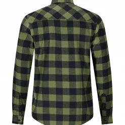 il Lago Prestige Oberhemd Kanata Herren (Oliv/Schwarz)