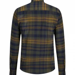 il Lago Prestige Outdoor Flanell-Hemd Torben Herren (Oliv/Blau)