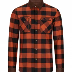 il Lago Prestige Outdoorhemd Matador Herren (Rostbraun)