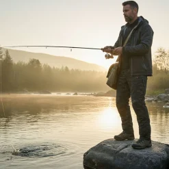 il Lago Prestige Outdoorhose Nachttarn Herren (Dark Camouflage)