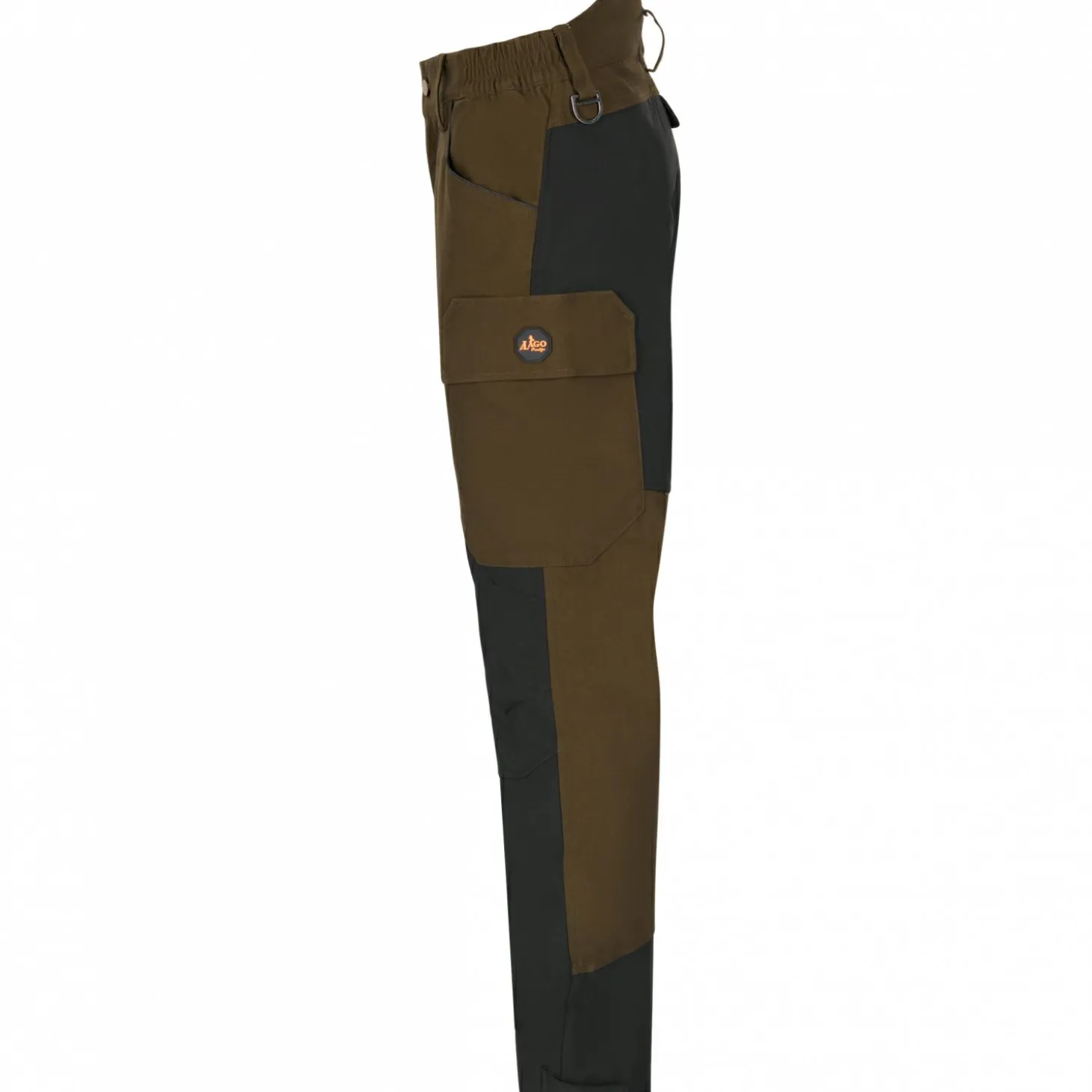 il Lago Prestige Outdoorhose Jütland Herren (Oliv/Schwarz)