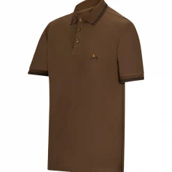 il Lago Prestige Poloshirt Pique Herren (Braun)