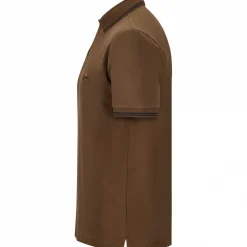 il Lago Prestige Poloshirt Pique Herren (Braun)