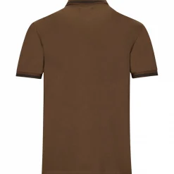 il Lago Prestige Poloshirt Pique Herren (Braun)