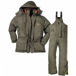 il Lago Prestige Set: Jacke + Latzhose Arctic Herren (Braun)