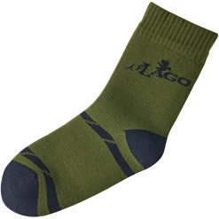 il Lago Prestige Socken Unisex, wasserdicht (Oliv/Schwarz)