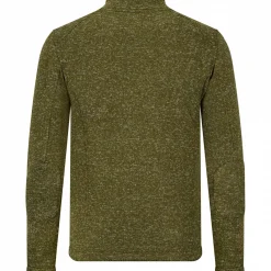 il Lago Prestige Strickfleece-Jacke Dagon Herren (Oliv Meliert)