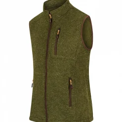 il Lago Prestige Strickfleece-Weste Eric Herren (Oliv)