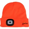 il Lago Prestige Strickmütze Hunter Unisex, m. LED-Lampe (Orange)