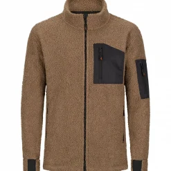 il Lago Prestige Teddyfleece-Jacke Tammo Herren (Braun/Schwarz)
