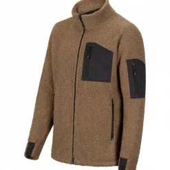 il Lago Prestige Teddyfleece-Jacke Tammo Herren (Braun/Schwarz)