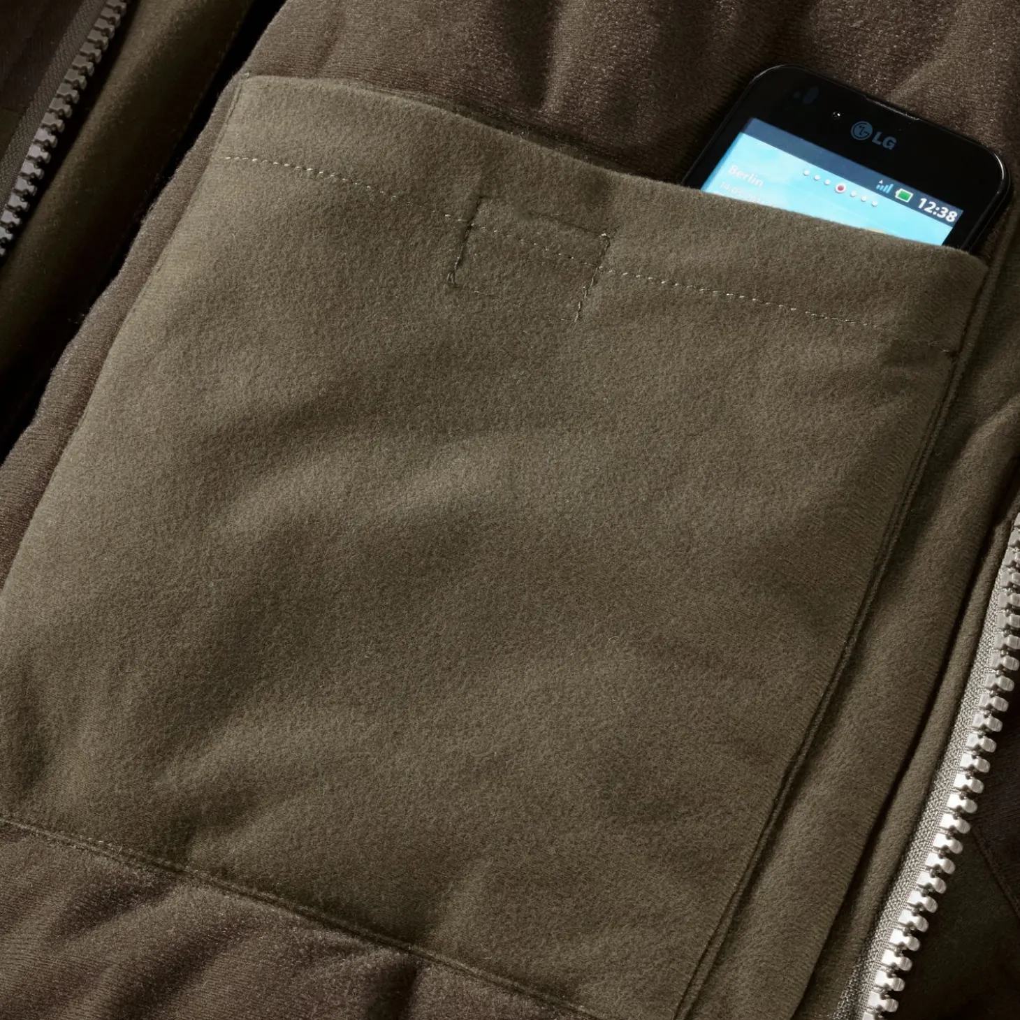 il Lago Prestige Thermo-Overall Herren (Oliv)