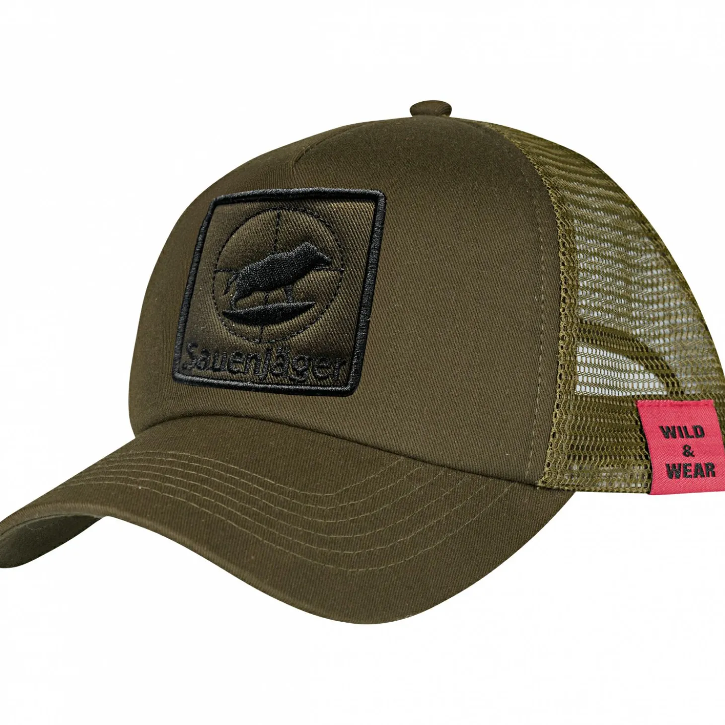 il Lago Prestige Trucker Cap "Sauenjäger" Unisex (Oliv)