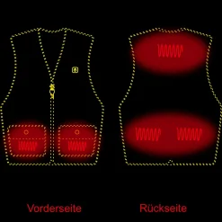 il Lago Red Level Heizweste Feuerland Herren (Oliv)