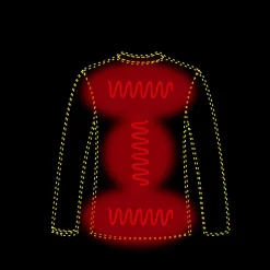 il Lago Red Level Longsleeve Feuerland Herren, beheizbar (Oliv)