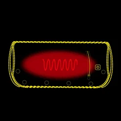 il Lago Red Level Multifunktionsmuff, beheizbar (Oliv)