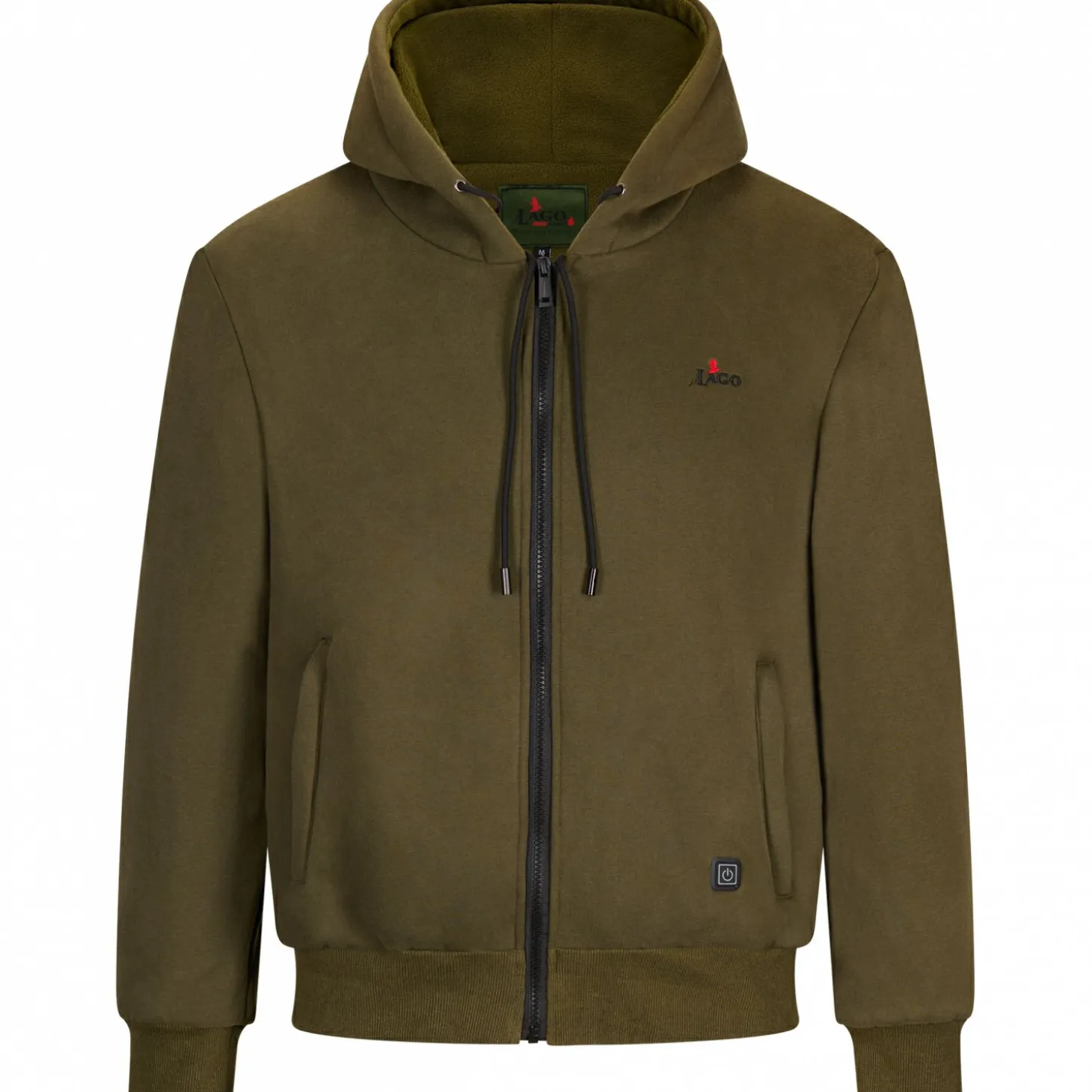 il Lago Red Level Sweatjacke Feuerland Herren, beheizbar (Oliv)