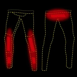 il Lago Red Level Unterhose Feuerland Herren, beheizbar (Oliv)