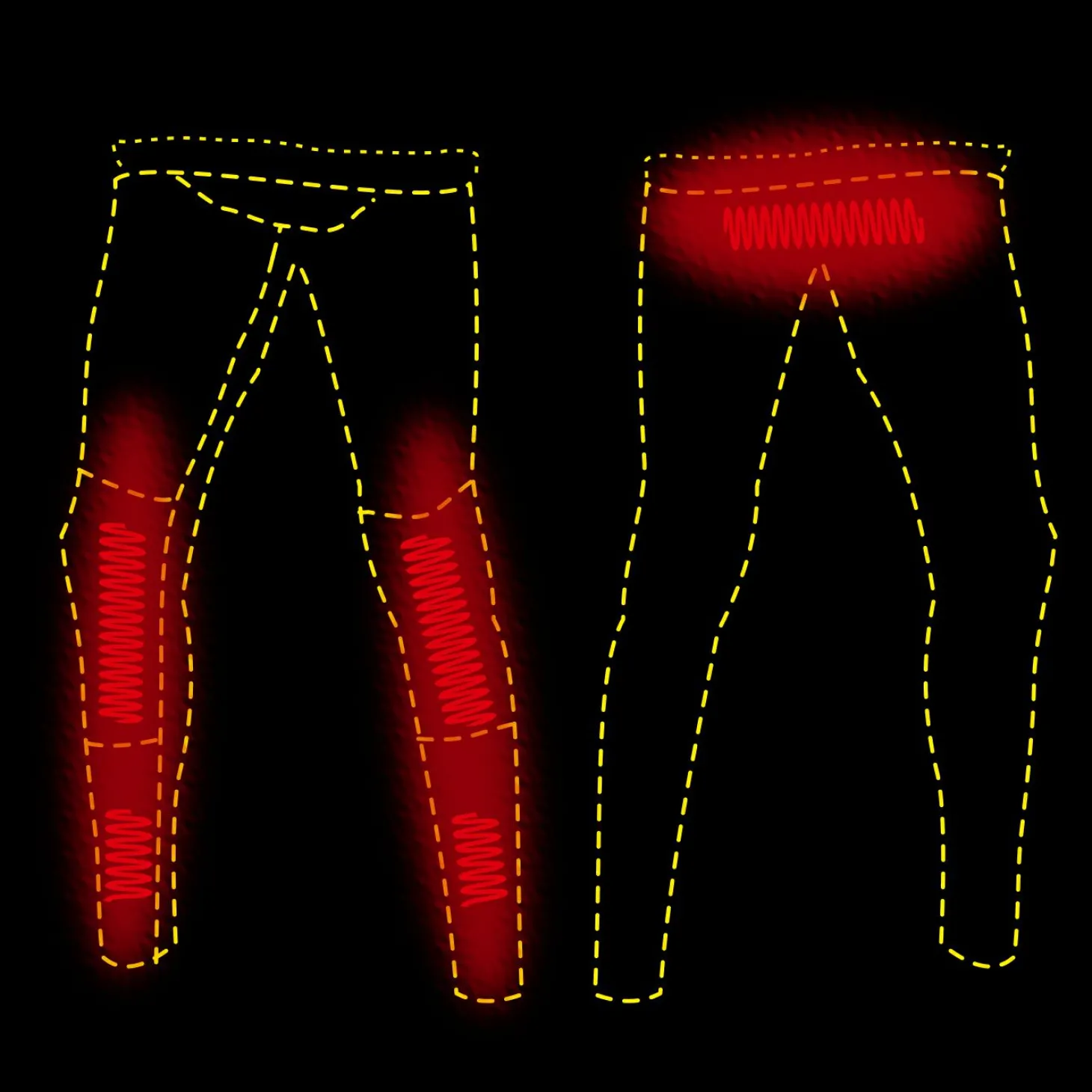 il Lago Red Level Unterhose Feuerland Herren, beheizbar (Oliv)