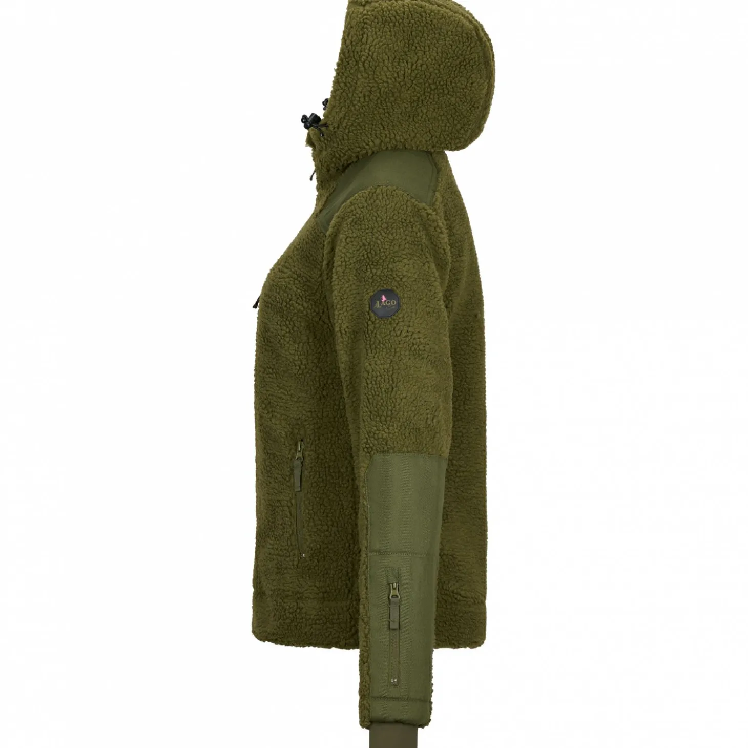 il Lago Sie Faserpelzjacke Avala Damen (Oliv)