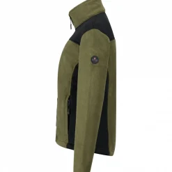 il Lago Sie Fleecejacke Amira Damen (Oliv/Schwarz)