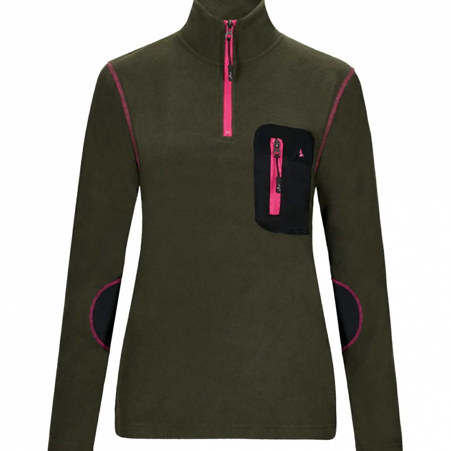 il Lago Sie Fleecetroyer Caya Damen (Oliv)