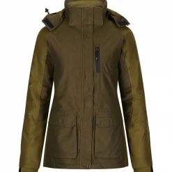 il Lago Sie Funktionsjacke Huntress Damen (Dunkeloliv/Braun)