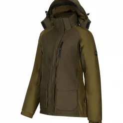 il Lago Sie Funktionsjacke Huntress Damen (Dunkeloliv/Braun)