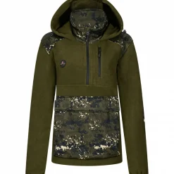 il Lago Sie Hybrid Hoodie Shawk Damen (phantomX/Oliv)