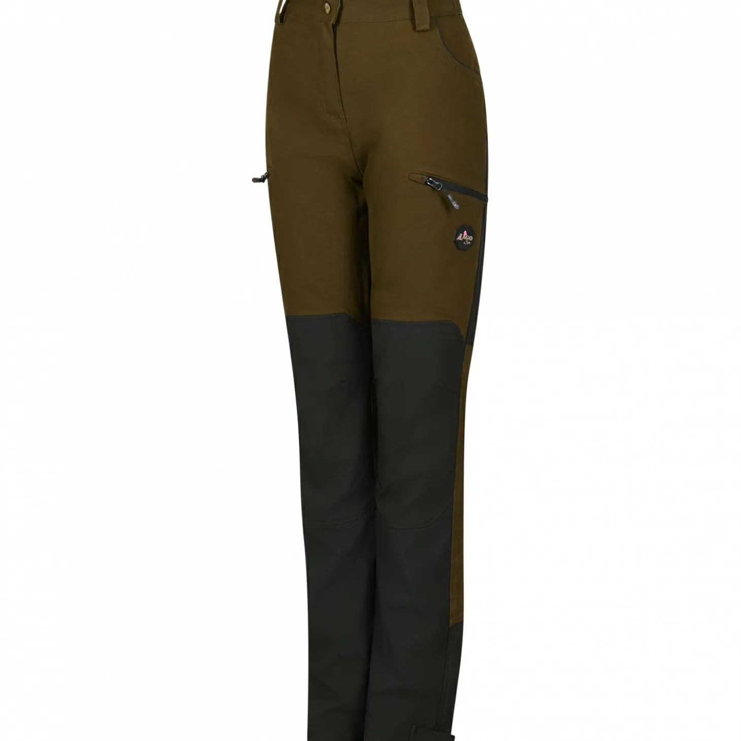 il Lago Sie Outdoorhose Freya Damen (Oliv/Schwarz)