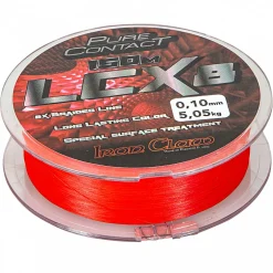 Iron Claw Angelschnur Pure Contact LCX8 (rot)