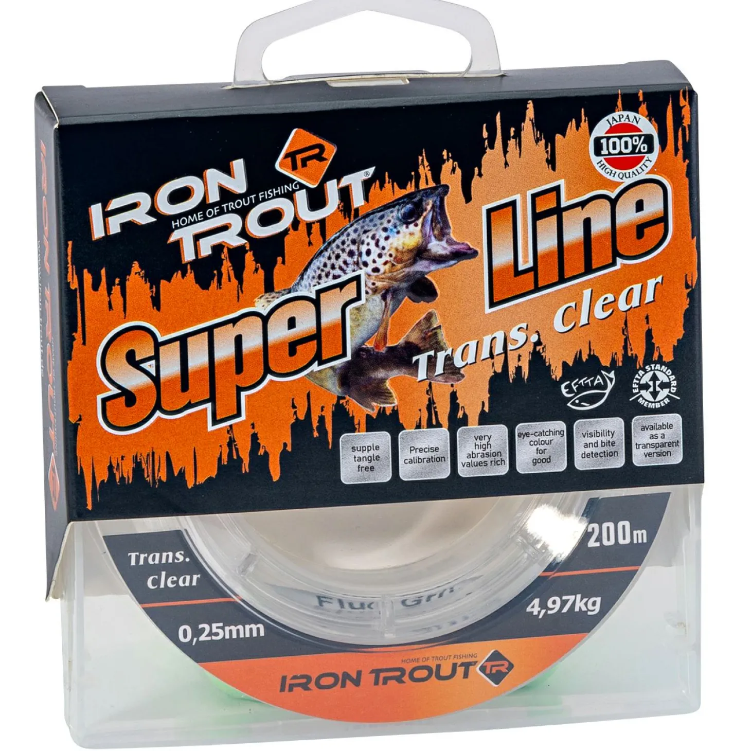 Iron Trout Super Line Transparent (200 m)