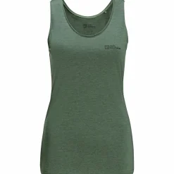Jack Wolfskin Crosstrail Tank W Damen (Hedge Green)