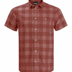 Jack Wolfskin Highlands Shirt M Herren (Barn Red)
