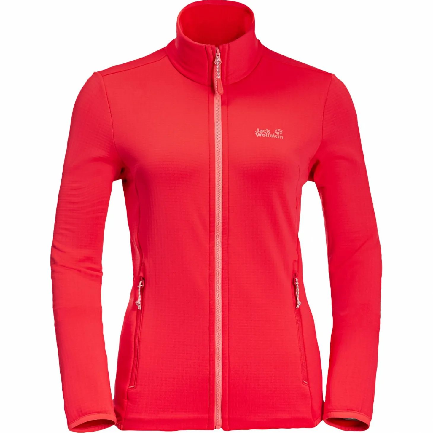 Jack Wolfskin Peak Grid Fleece W Damen (Tulip Red)
