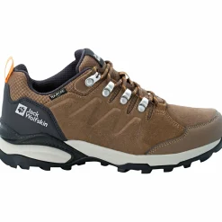 Jack Wolfskin Refugio Texapore Low W Damen (Brown/Apricot)